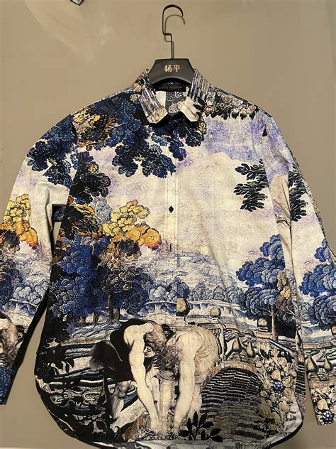 louis vuitton tapestry dna shirt